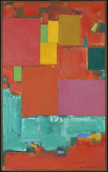 Pompeii 1959 by Hans Hofmann 1880-1966